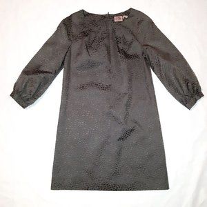 Juicy Couture Gray Embroidered Shift dress Size Small
